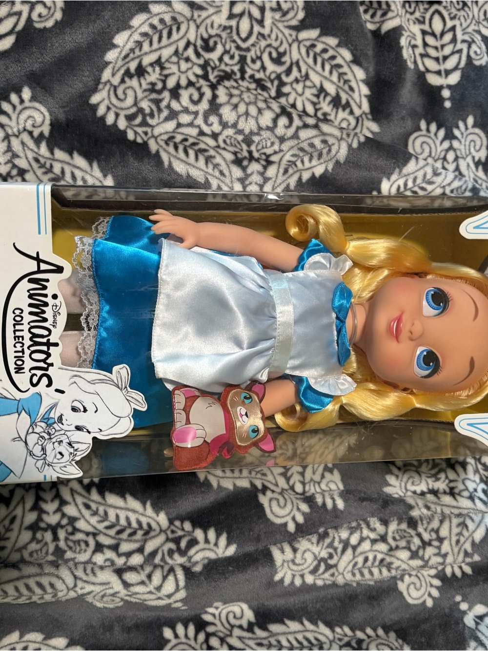 Disney store original version Alice in wonderland Doll in Blue Dress